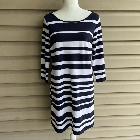 crown & ivy Dresses & Skirts - •Crown & Ivy• Striped Keyhole Back Dress - Size Medium